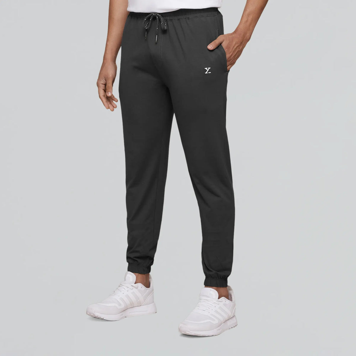 Ace Modal-Cotton Joggers Graphite Grey
