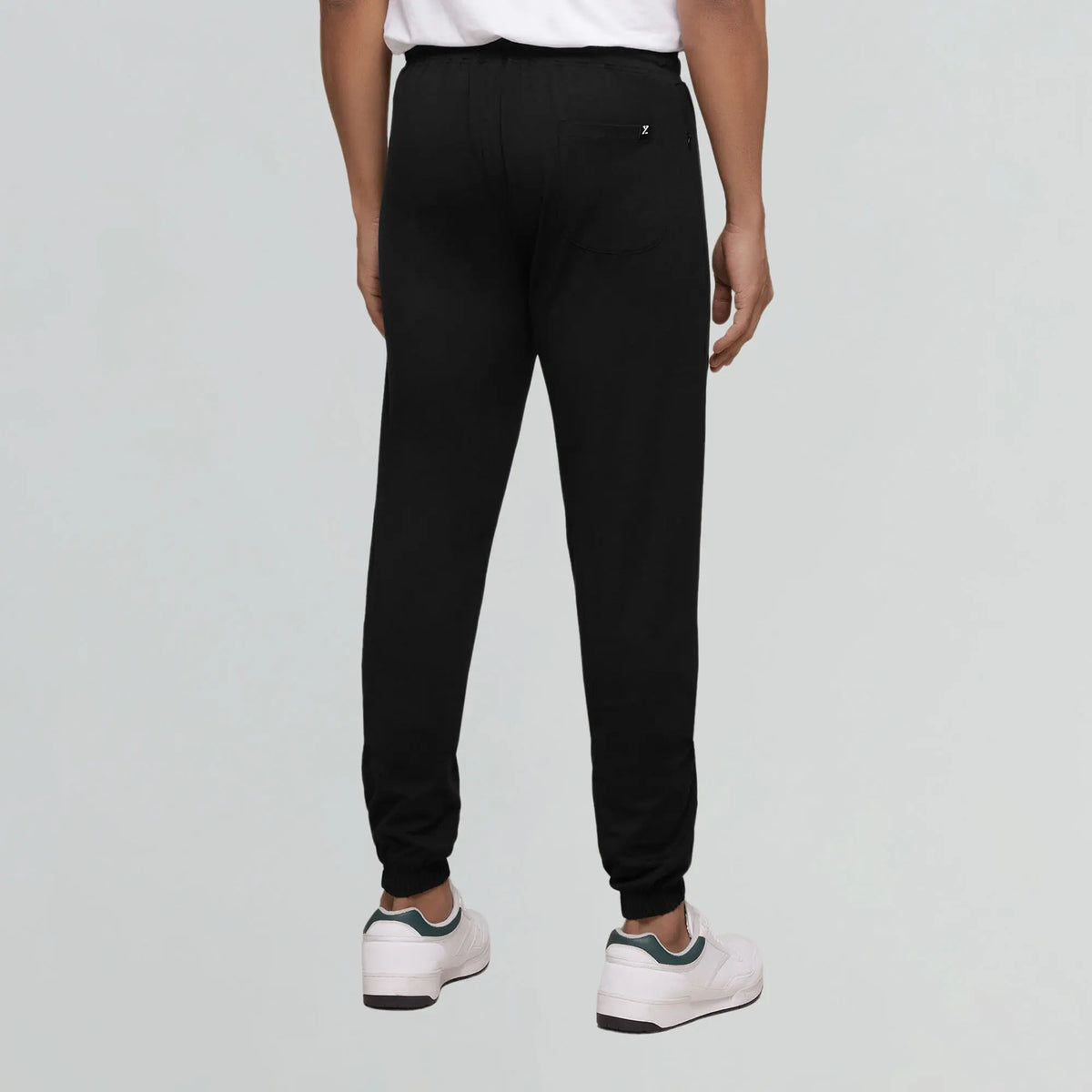 Ace Modal-Cotton Joggers Pitch Black