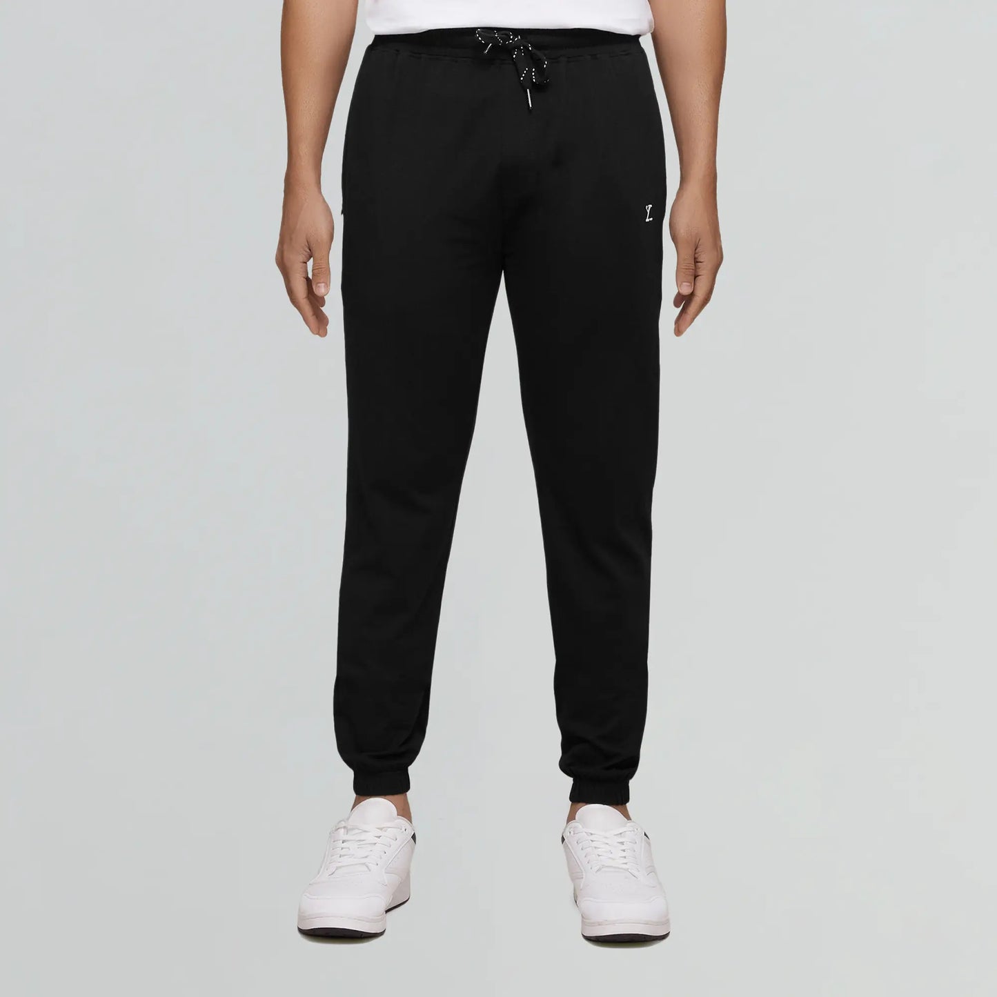 Ace Modal-Cotton Joggers Pitch Black