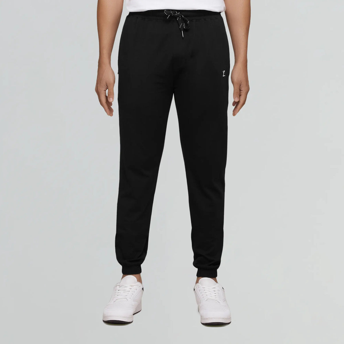 Ace Modal-Cotton Joggers Pitch Black