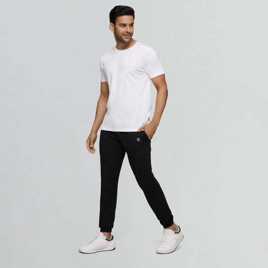 Ace Modal-Cotton Joggers Pitch Black