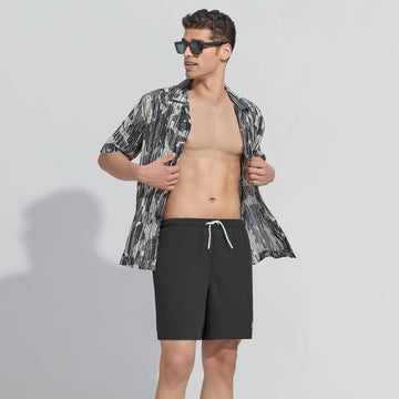 Aqua Swim Shorts Smoke Black