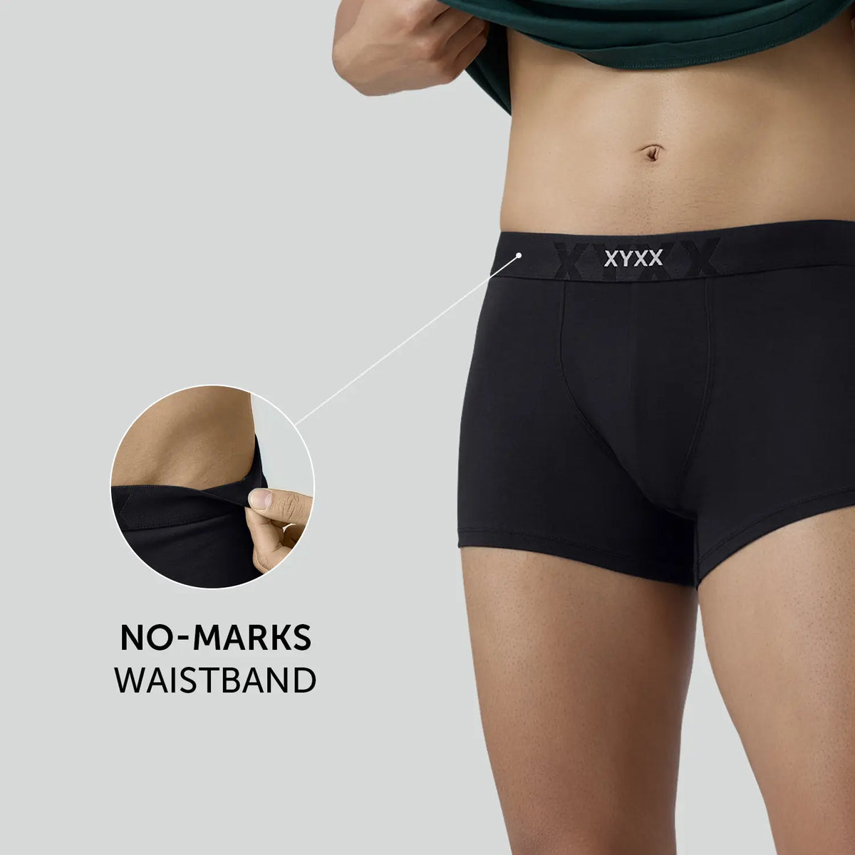 Element Cotton Stretch Trunks Black Knight