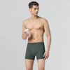 Nova Cotton Boxer Briefs (Inner Elastic) - Anchor Grey