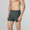 Nova Cotton Boxer Briefs (Inner Elastic) - Anchor Grey