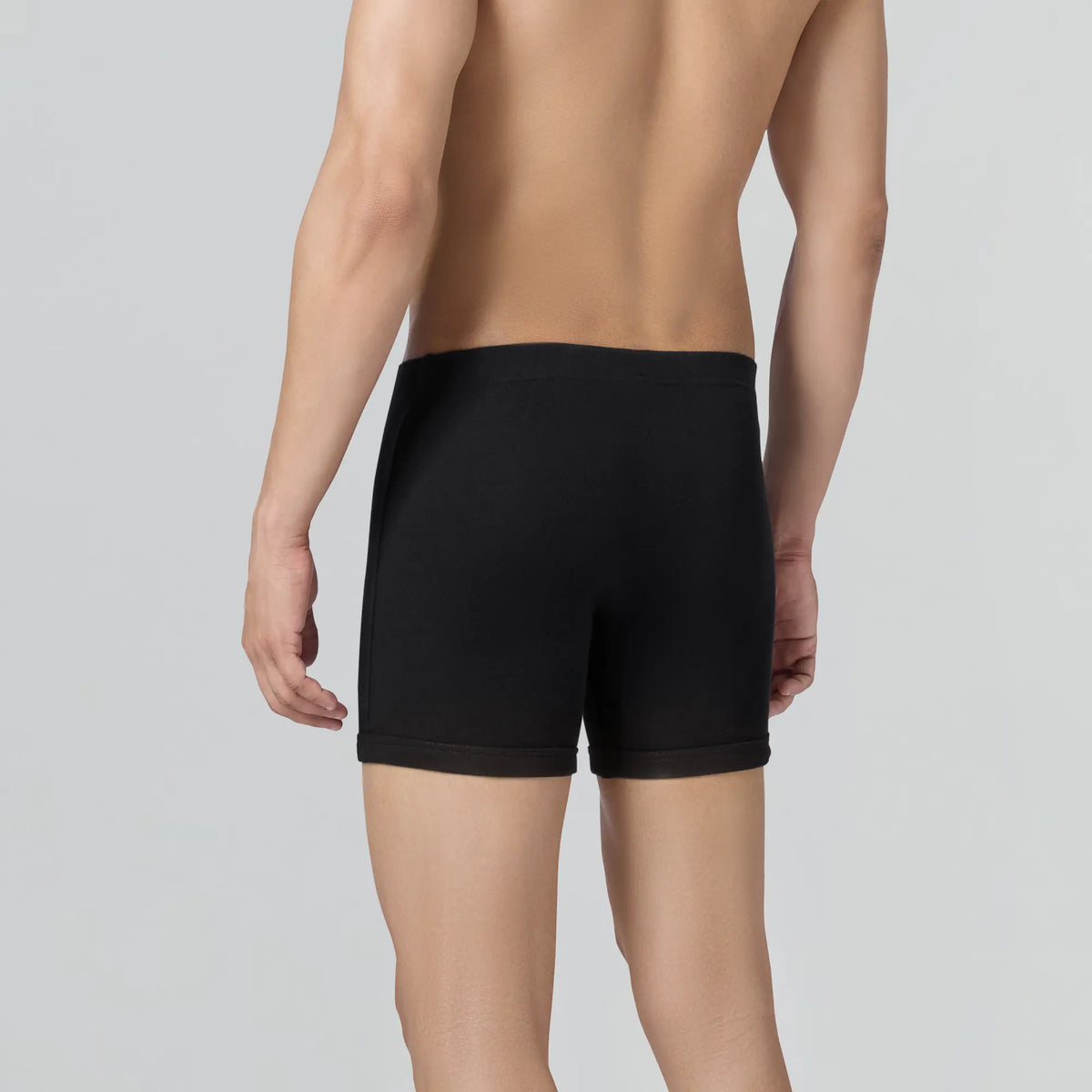 Nova Cotton Boxer Briefs (Inner Elastic) - Storm Grey
