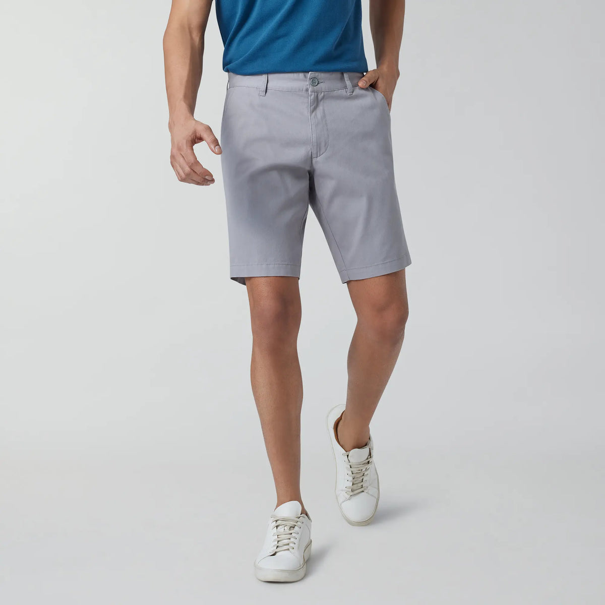 Element Cotton Chinos Shorts For Men Moon Grey