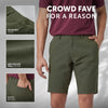 Element Cotton Chinos Shorts For Men Olive Green
