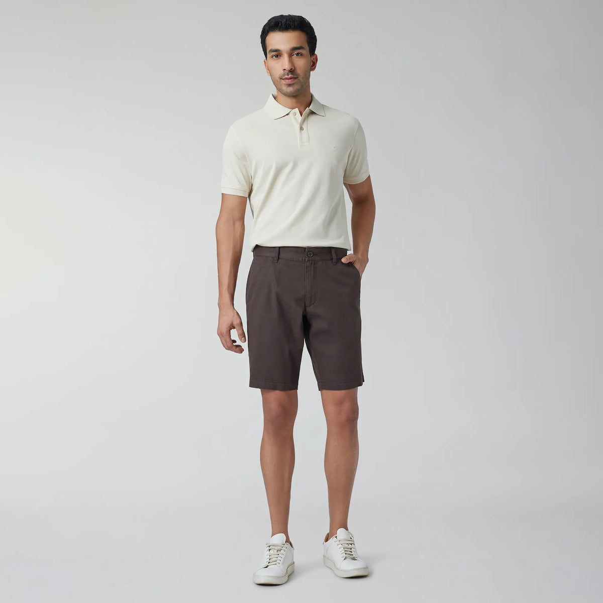Element Cotton Chinos Shorts For Men Malt Brown