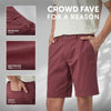 Element Cotton Chinos Shorts For Men Brick Red