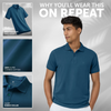 Nova Combed Cotton Polo T-shirts Isle Blue