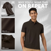 Nova Combed Cotton Polo T-shirts Mocha Brown