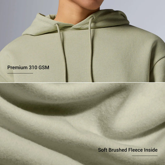 Pulse French Terry Cotton Blend Hoodies Cascade Grey - XYXX Crew