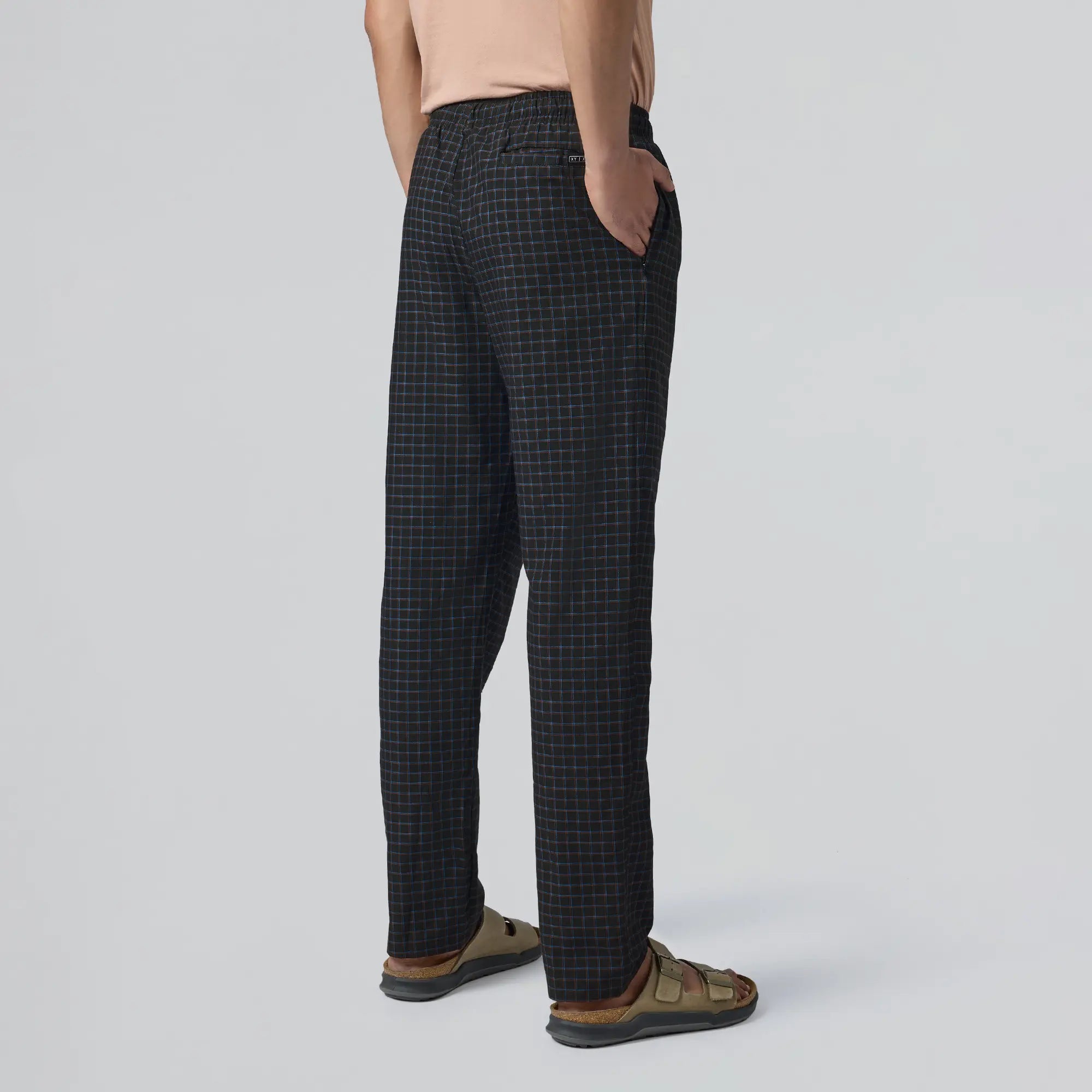 Checkmate Combed Cotton Pyjamas Charcoal Black - XYXX Apparels