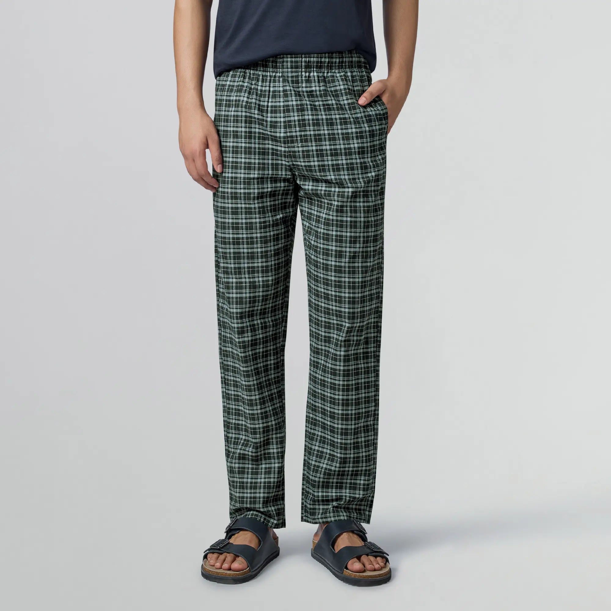 Checkmate Combed Cotton Pyjamas Crypto Black - XYXX Apparels