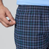 Checkmate Combed Cotton Pyjamas Midnight Blue - XYXX Apparels