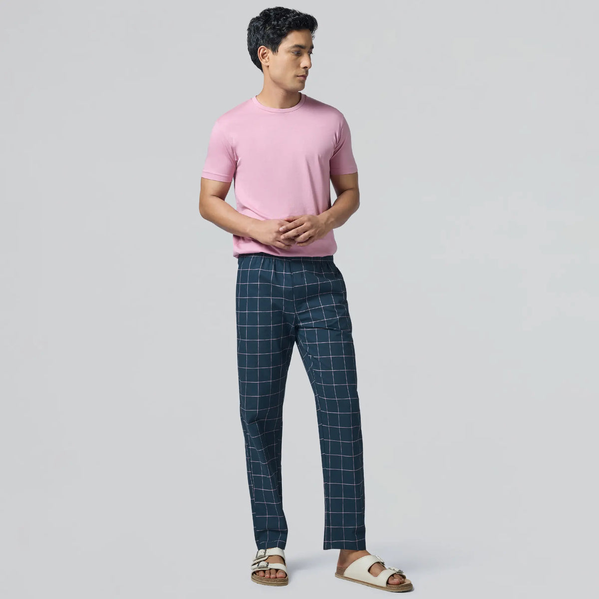 Checkmate Combed Cotton Pyjamas Pink Pop - XYXX Apparels