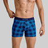 Checkmate Cotton Modal Boxer Briefs Vivid Blue