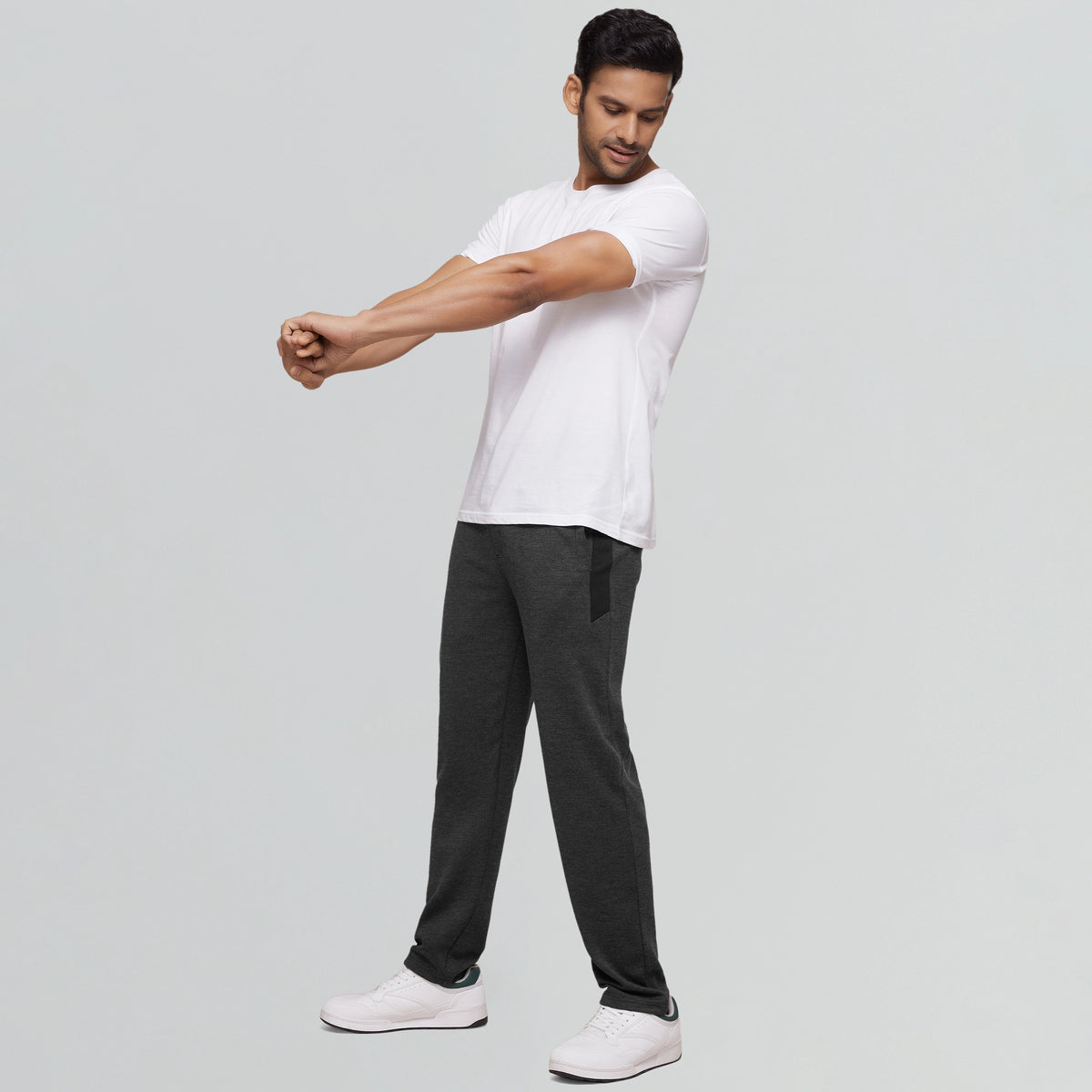 Code Cotton Rich Track Pants Graphite Grey