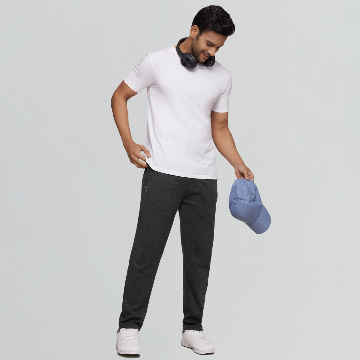 Code Cotton Rich Track Pants Graphite Grey