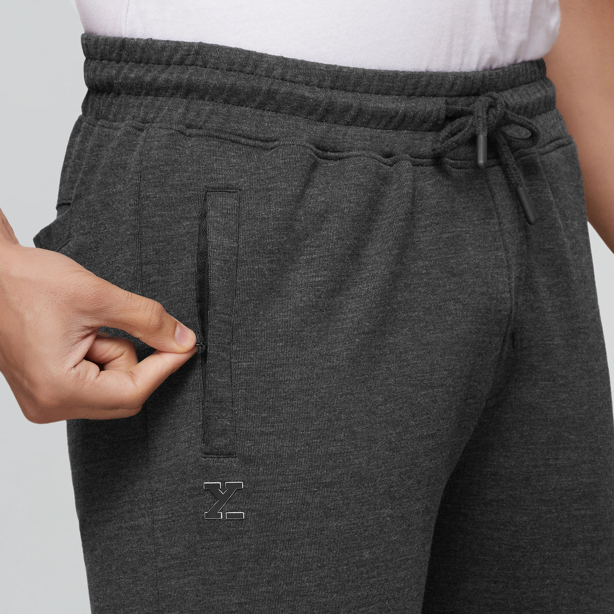 Code Cotton Rich Track Pants Graphite Grey