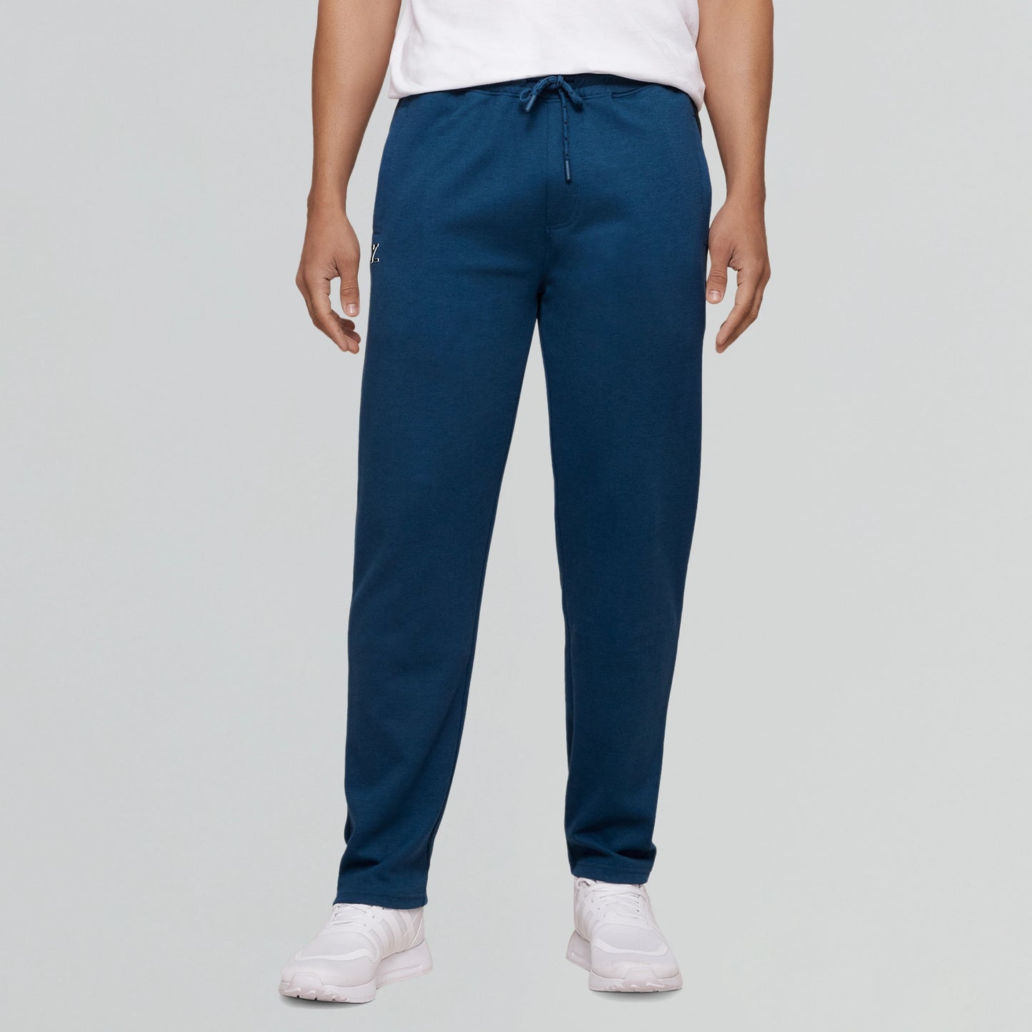 Code Cotton Rich Track Pants Oxford Blue