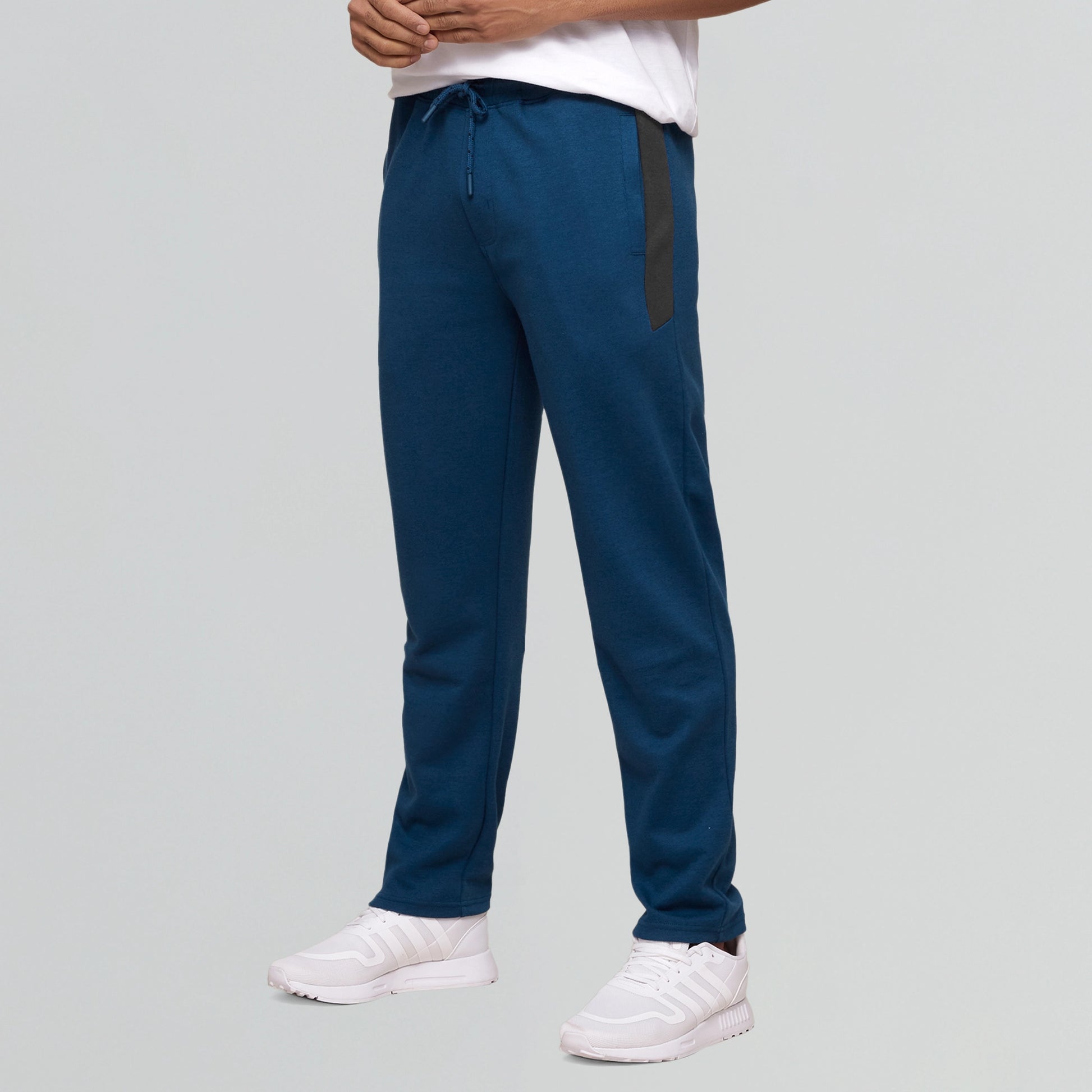 Code Cotton Rich Track Pants Oxford Blue