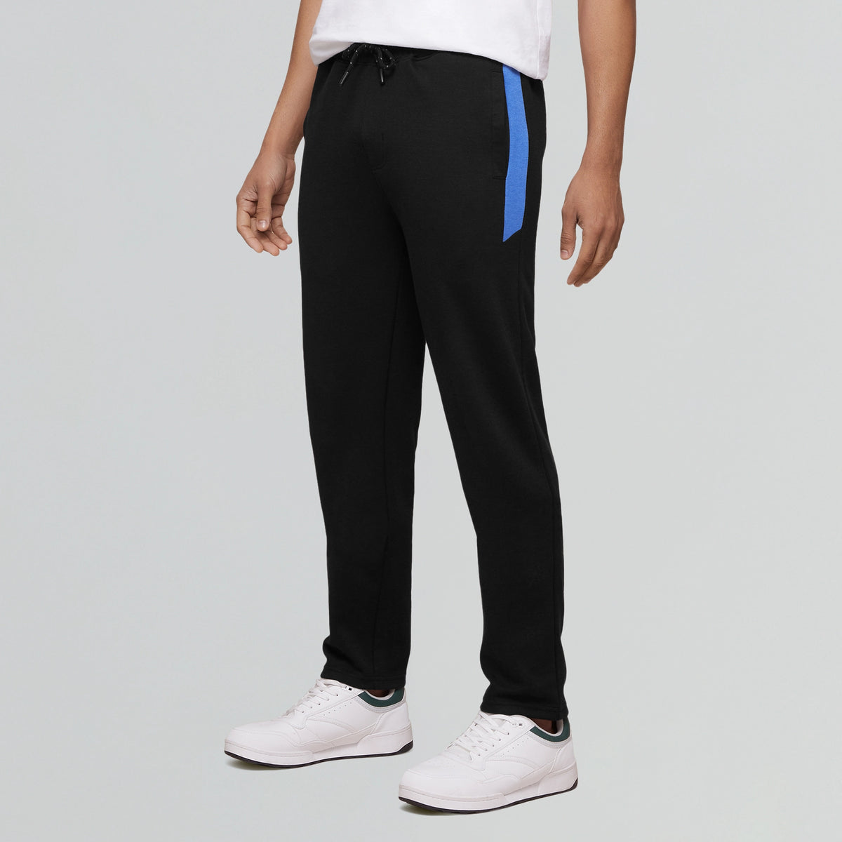 Code Cotton Rich Track Pants Pitch Black
