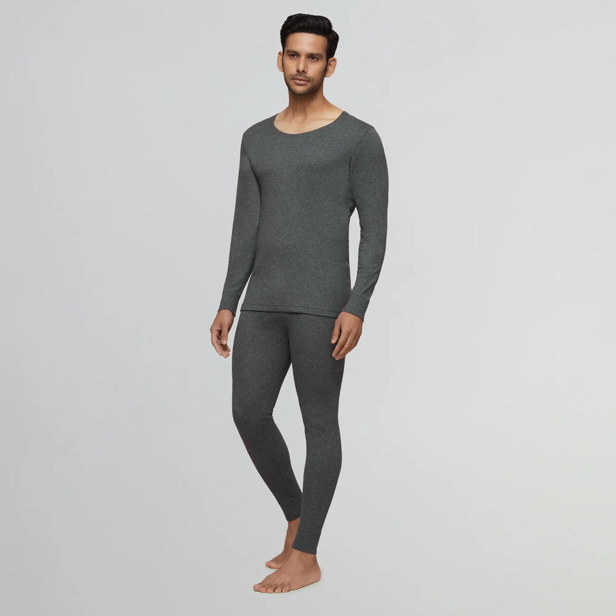 Cotton Rich Thermal Long Johns Graphite Grey - XYXX Apparels