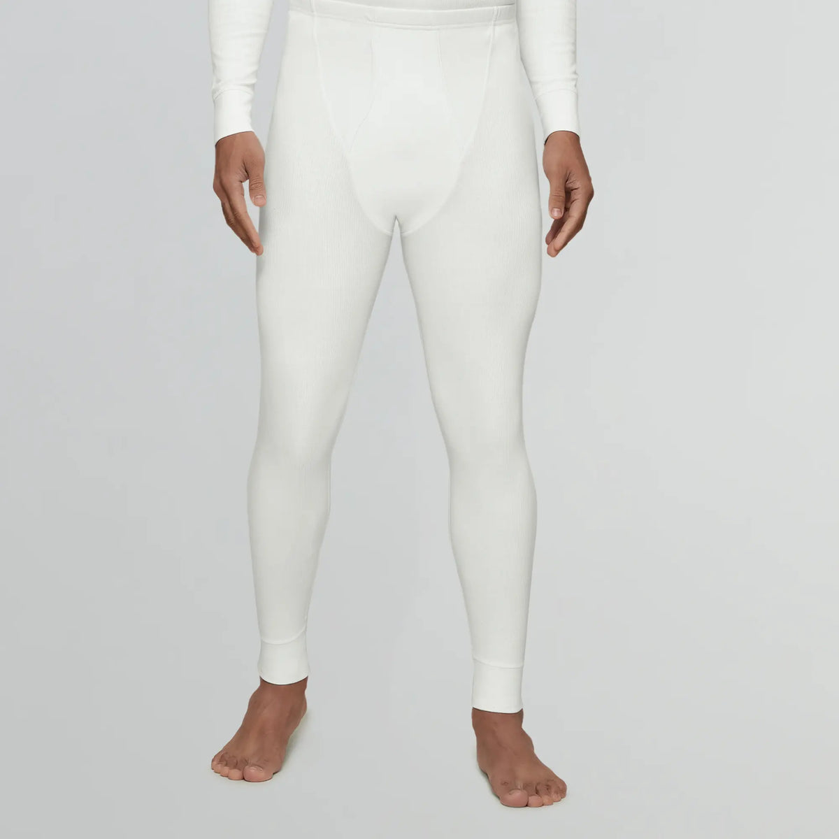 Cotton Rich Thermal Long Johns Ivory White - XYXX Apparels