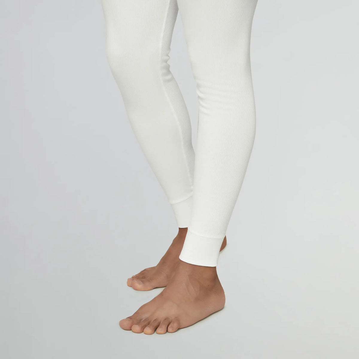 Cotton Rich Thermal Long Johns Ivory White - XYXX Apparels