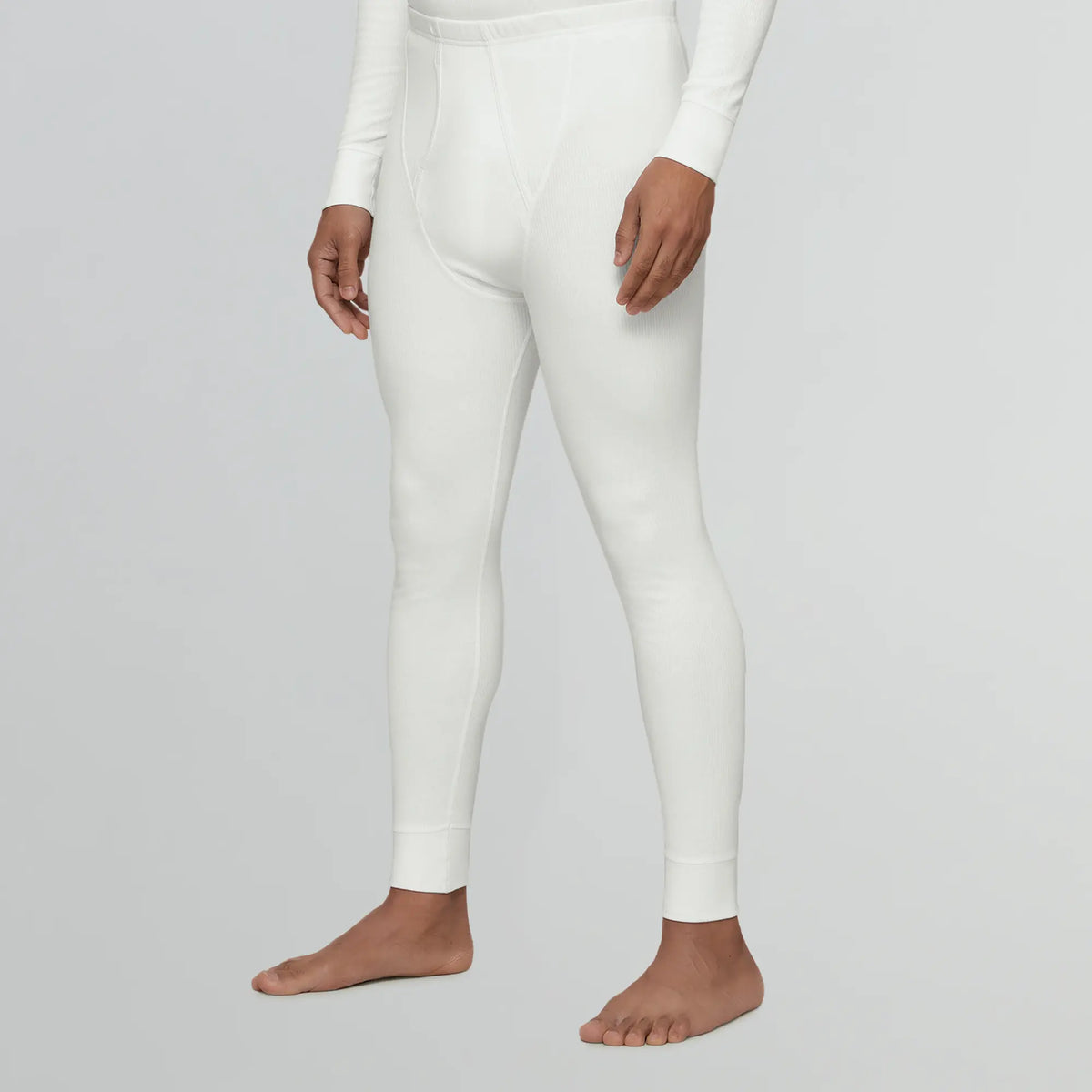 Cotton Rich Thermal Long Johns Ivory White - XYXX Apparels