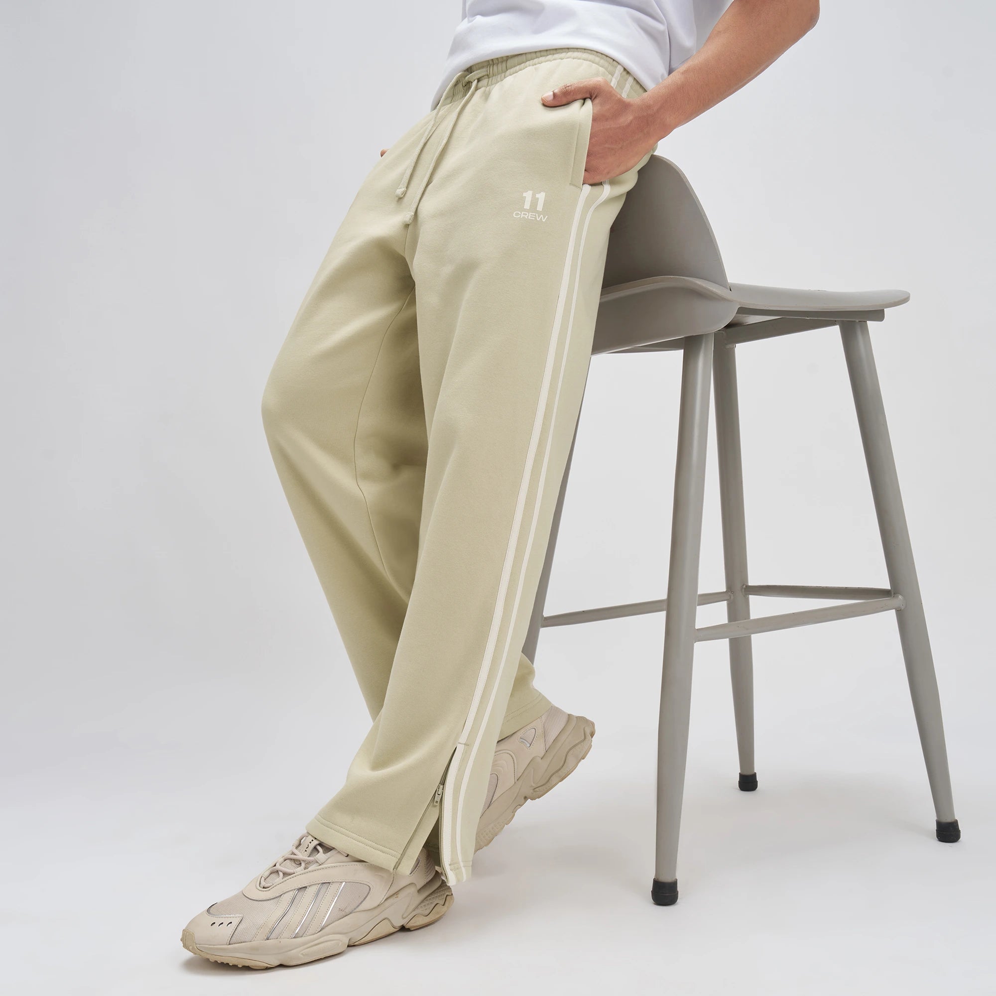 Crew Everyday Relaxed Fit Trackpants - Minted Grey
