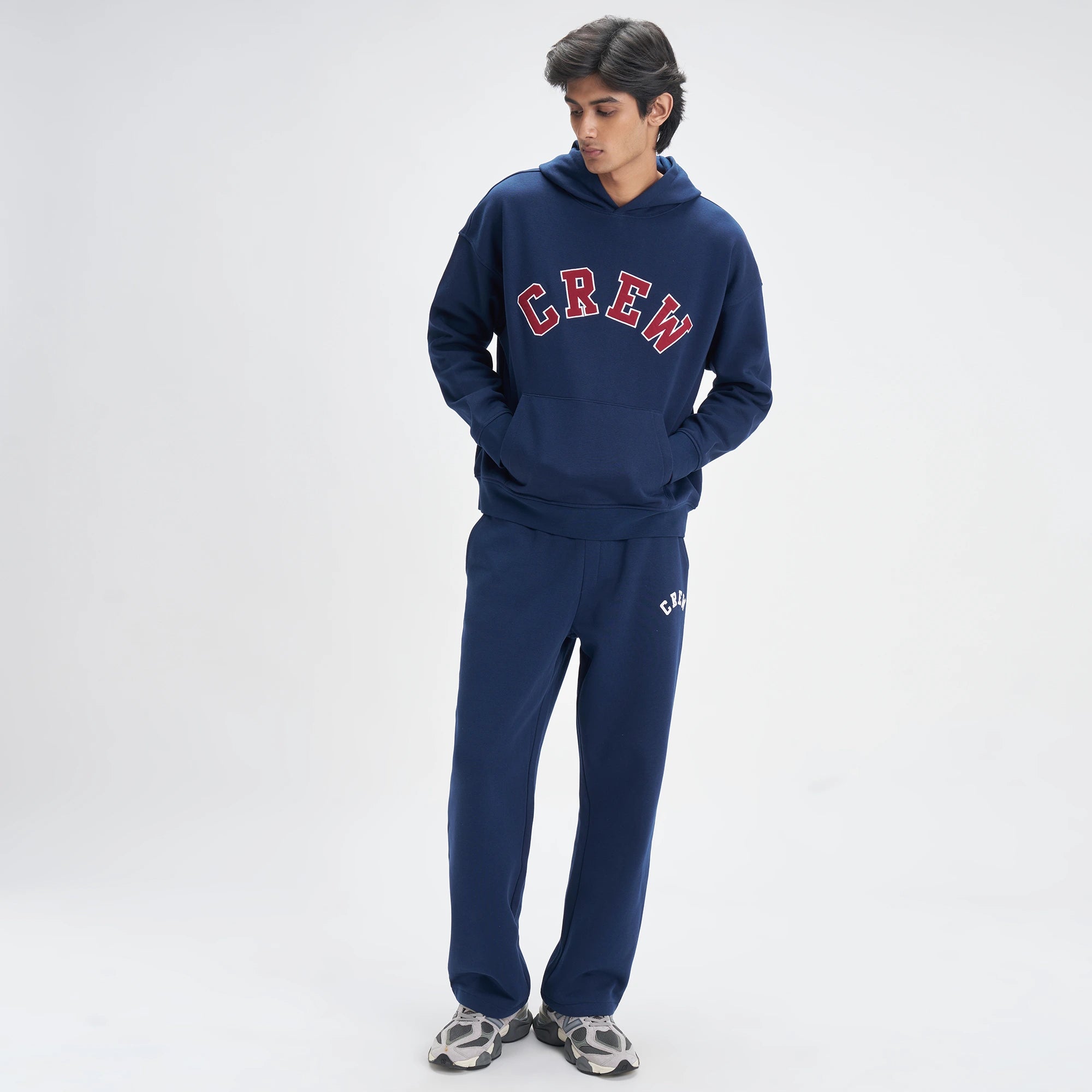 Crew Oversized Hoodie  - Blue Nights