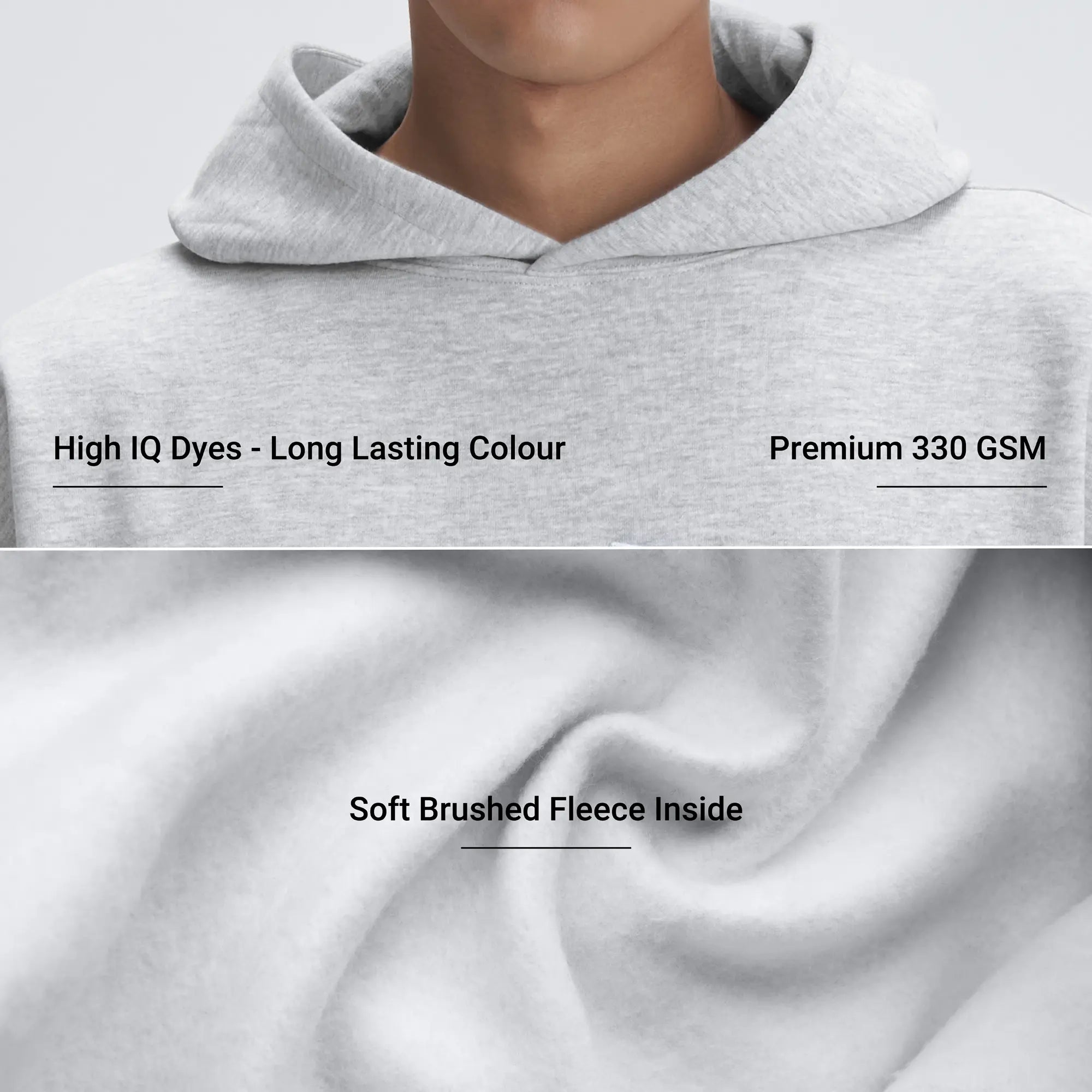 Crew Oversized Hoodie  - Concrete Grey