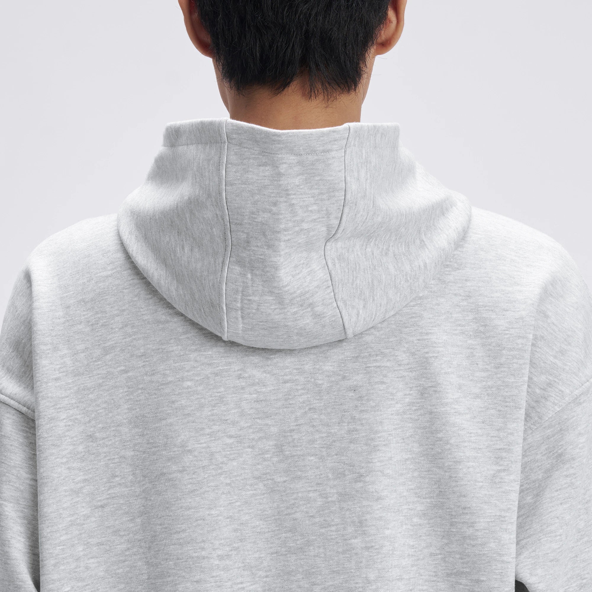 Crew Oversized Hoodie  - Concrete Grey
