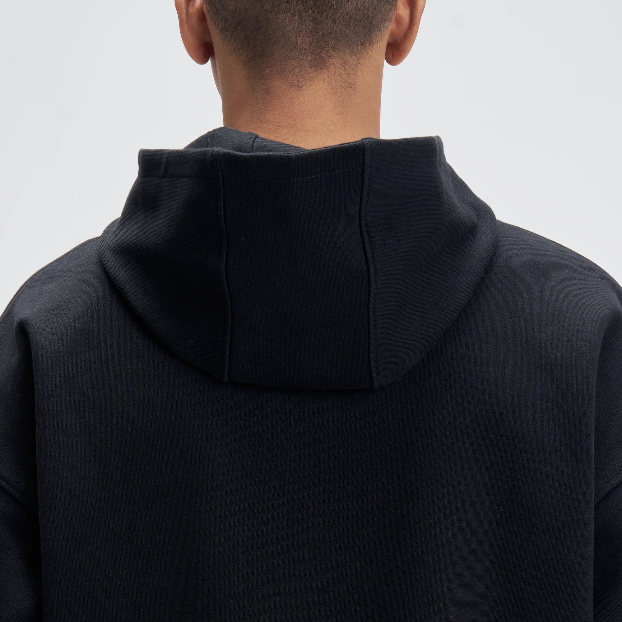 Crew Oversized Hoodie  - Ink Black