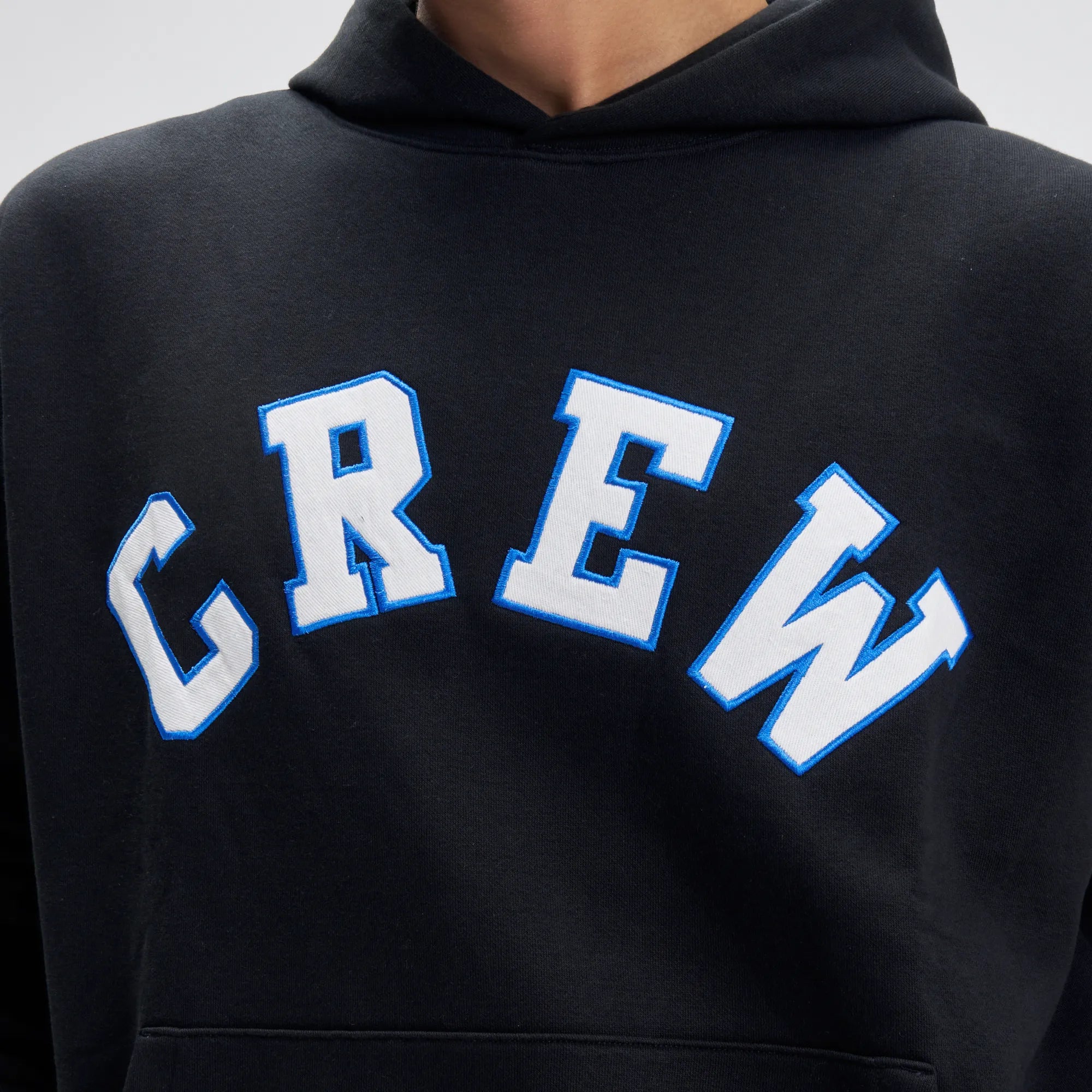 Crew Oversized Hoodie  - Ink Black