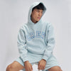 Crew Oversized Hoodie  - Quad Blue