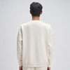 Crew Oversized Round Neck Sweatshirt - Frost White