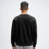 Crew Oversized Round Neck Sweatshirt - Ink Black