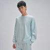 Crew Oversized Round Neck Sweatshirt - Quad Blue