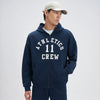 Crew Oversized Zipper Hoodie  -  Blue Nights