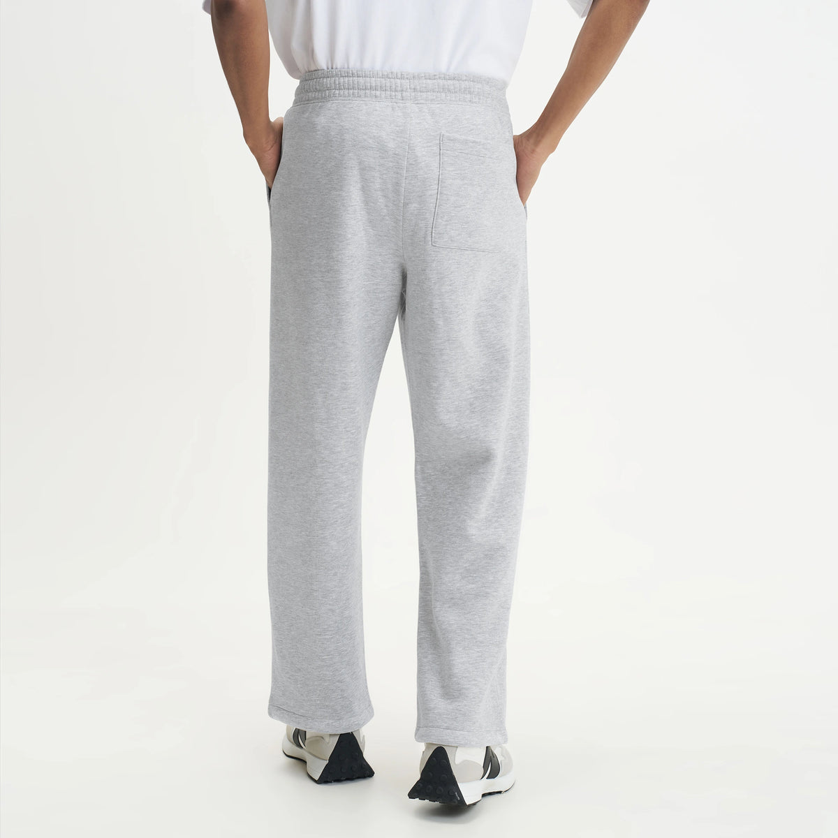 Crew Relaxed Fit Sweatpants - Concrete Grey Back
