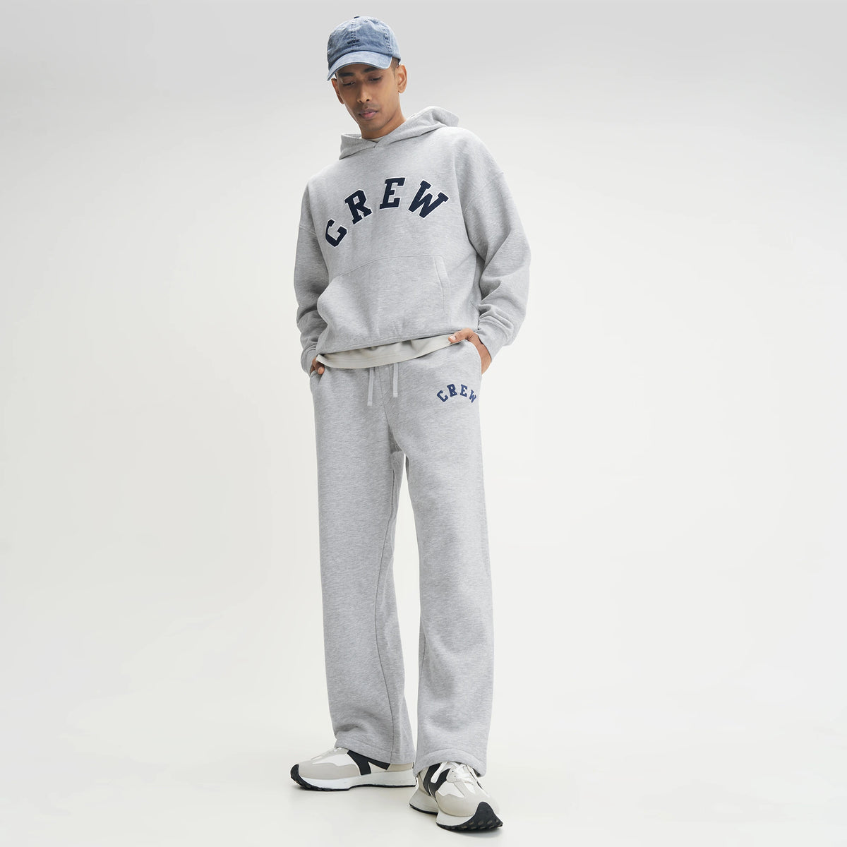 Crew Relaxed Fit Sweatpants - Concrete Grey