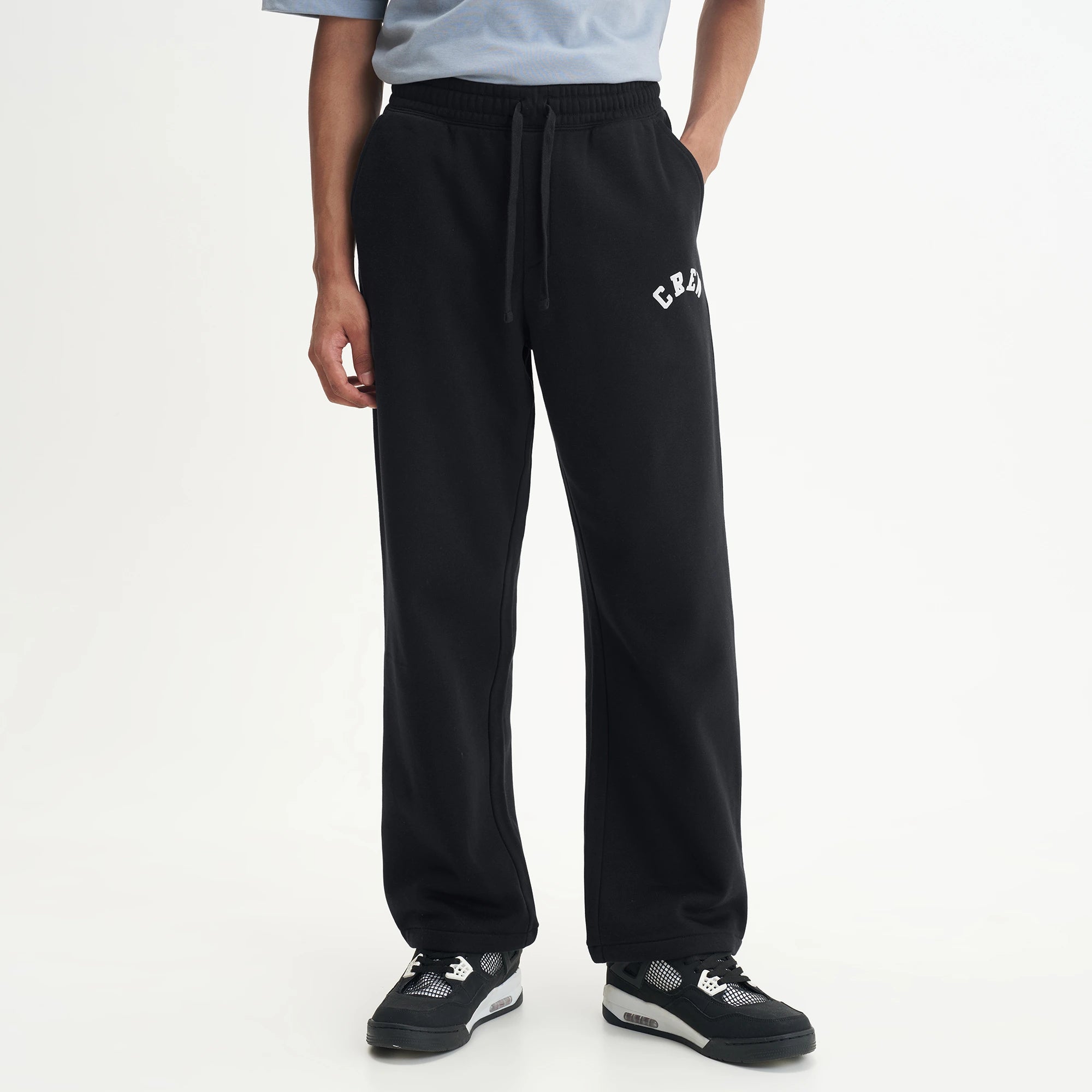 Crew Relaxed Fit Sweatpants - Ink Black