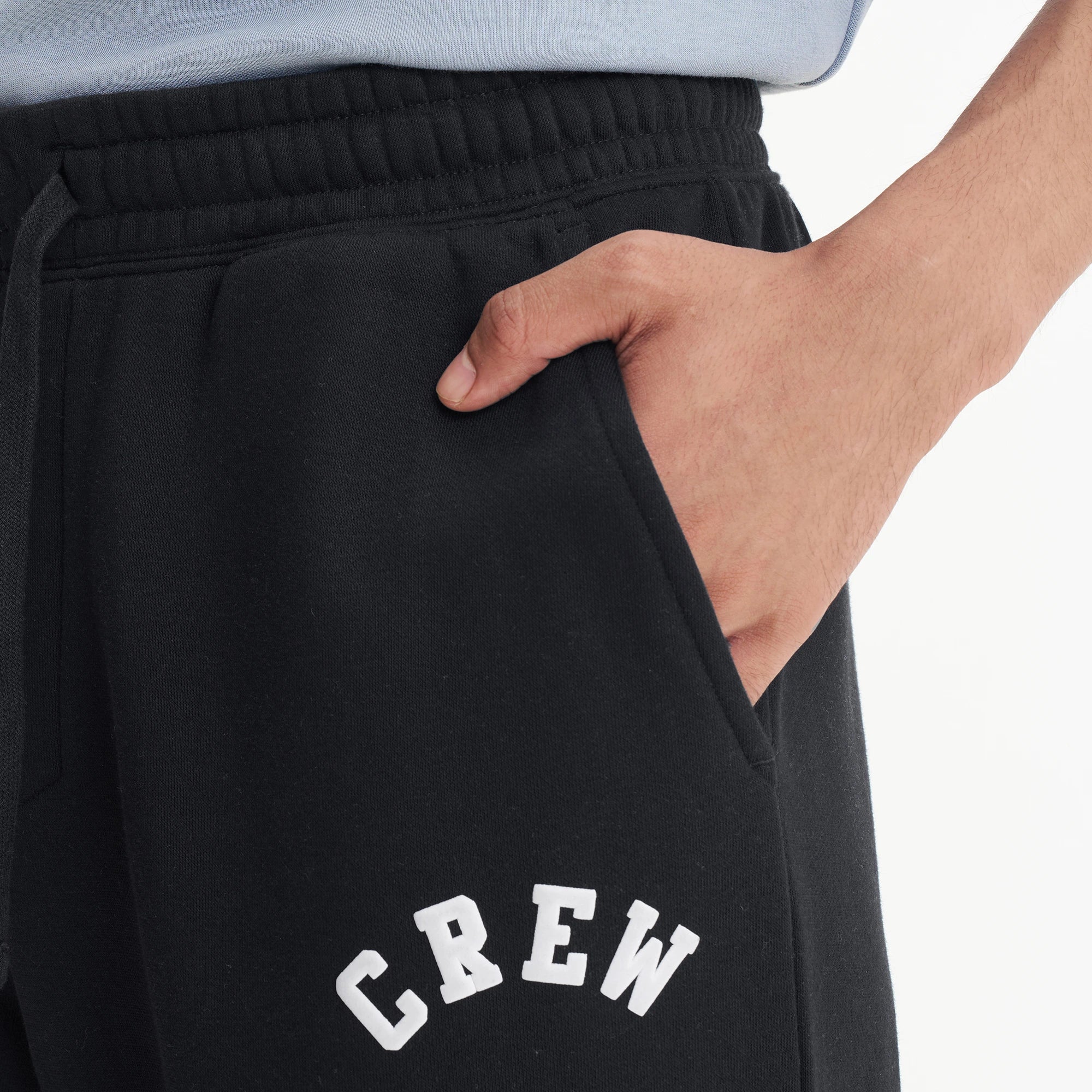 Crew Relaxed Fit Sweatpants - Ink Black