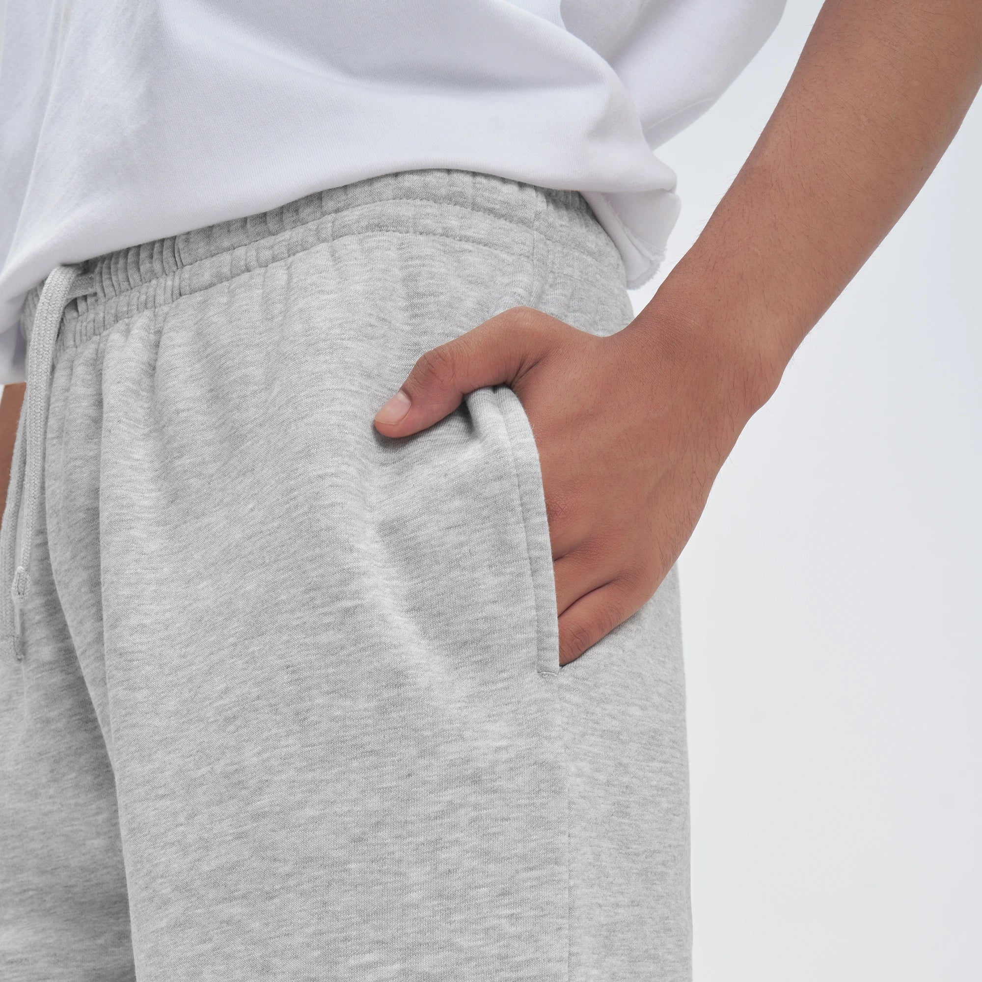 Crew Relaxed Fit Sweatshorts - Concrete Grey