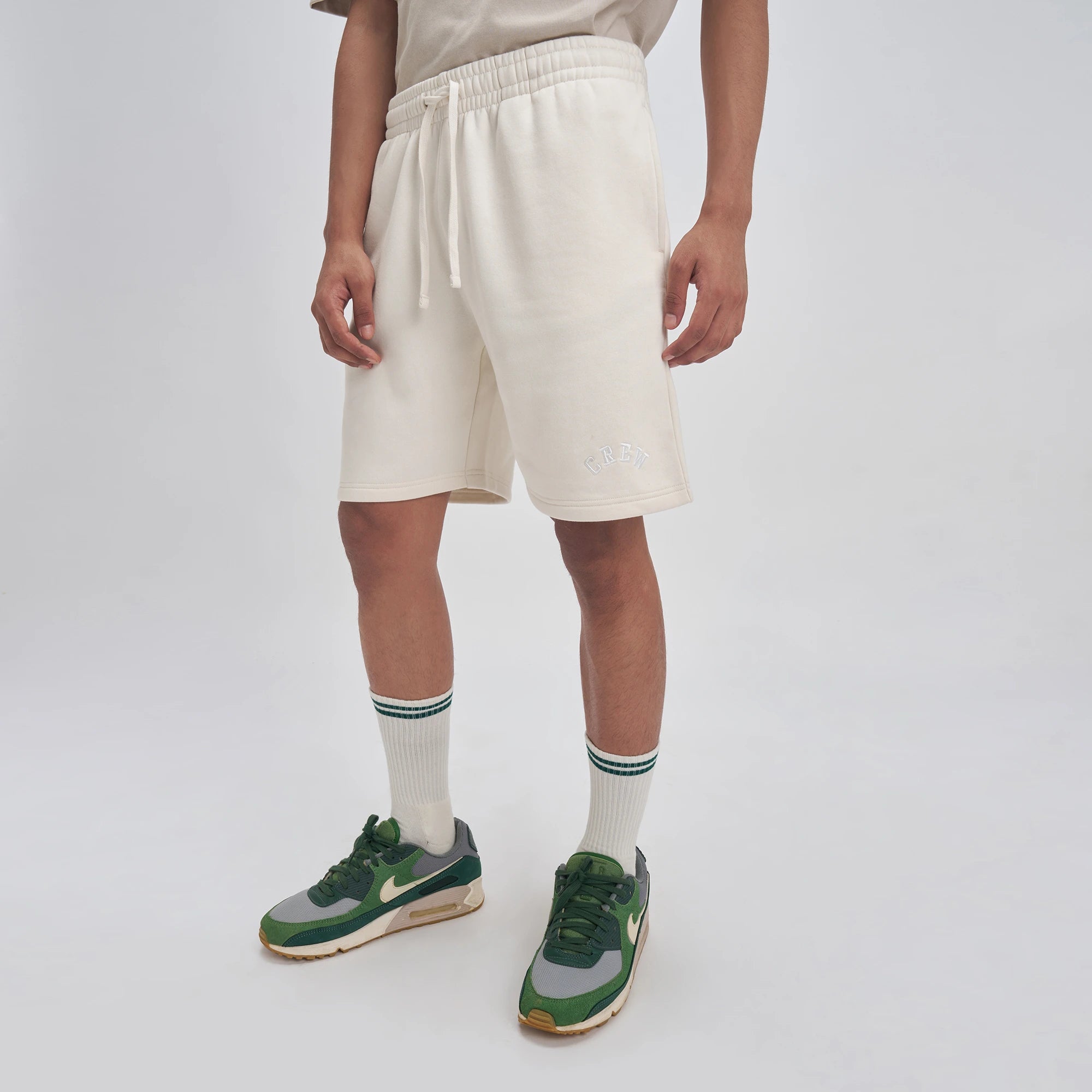Crew Relaxed Fit Sweatshorts - Frost White