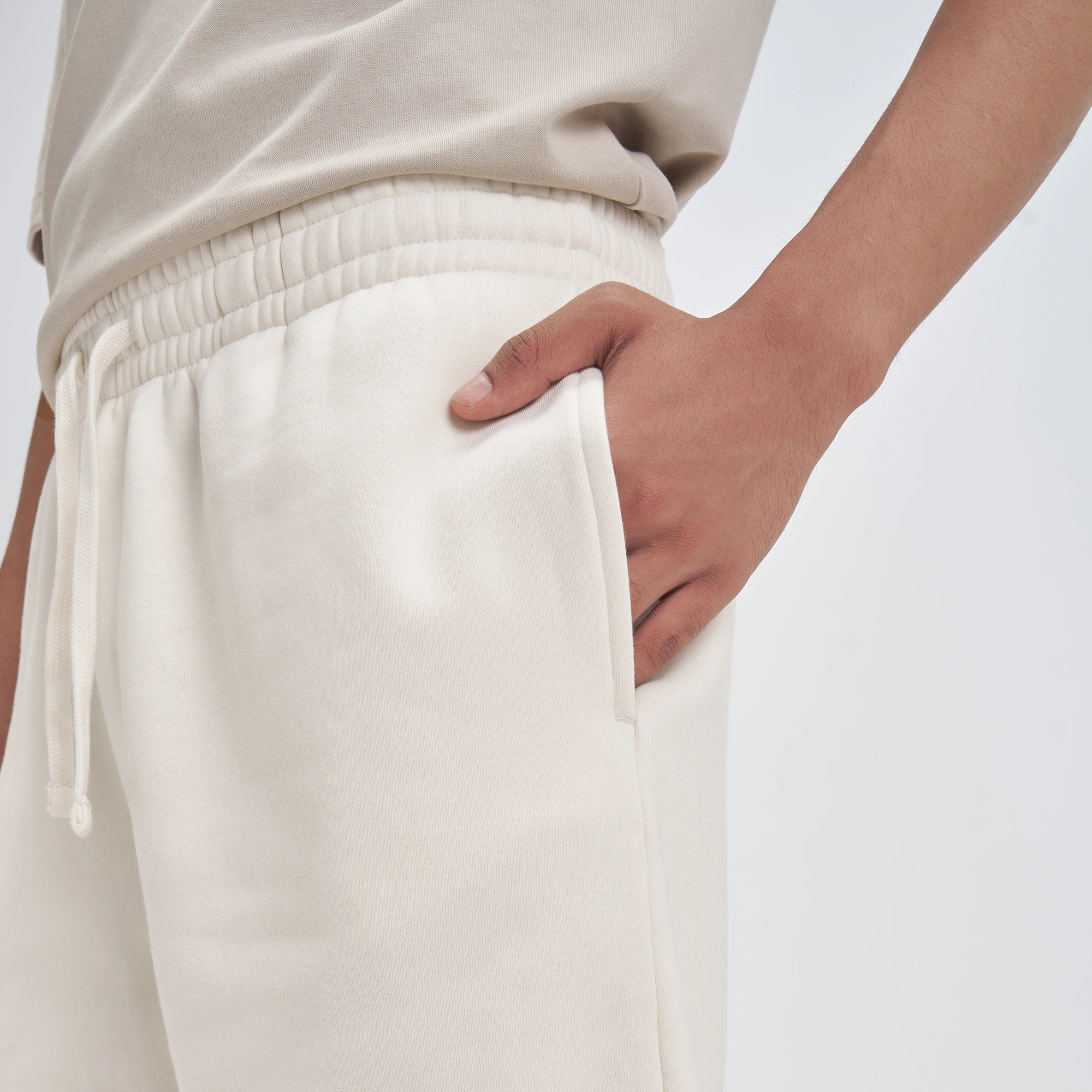 Crew Relaxed Fit Sweatshorts - Frost White